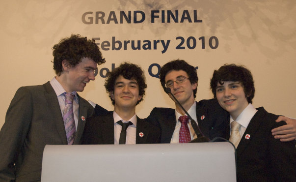 from left: Matt, Edward, Hasan and Greg